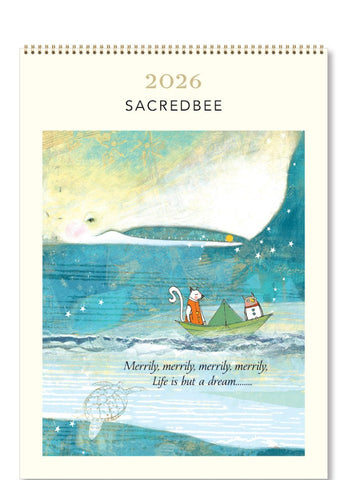 Sacredbee Medium Wall Calendar 2026