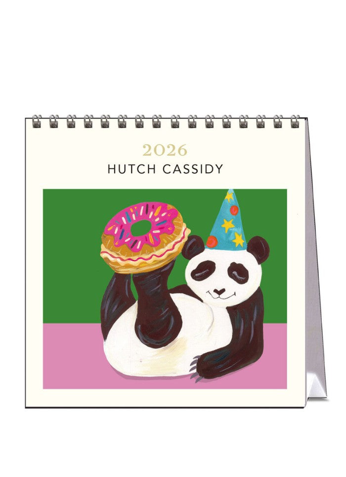 Hutch Cassidy Desk Calendar 2026 - front