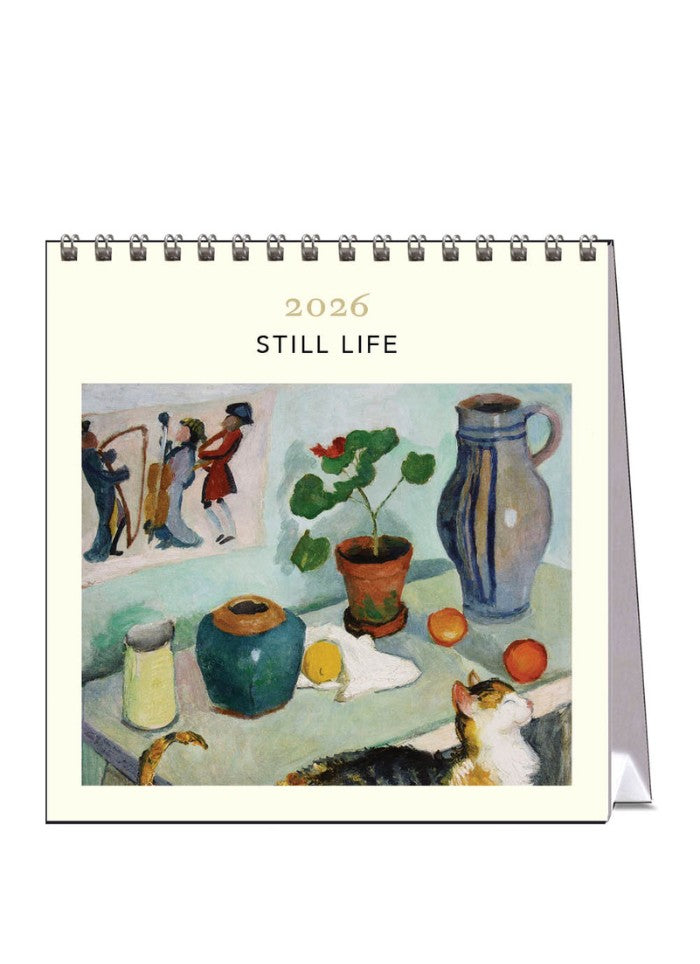 Still Life Desk Calendar 2026 - front