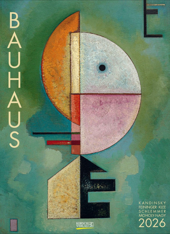Bauhaus Large Wall Calendar 2026 - cover