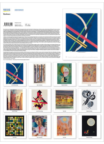 Bauhaus Large Wall Calendar 2026 - back