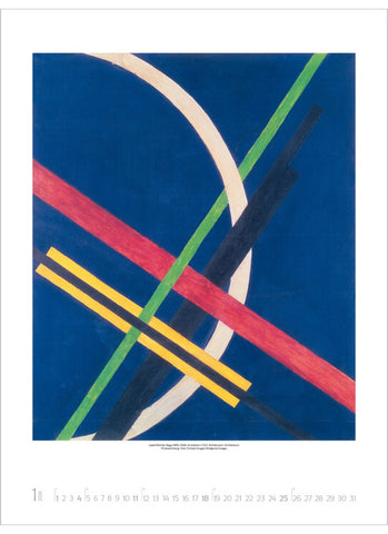 Bauhaus Large Wall Calendar 2026 - month