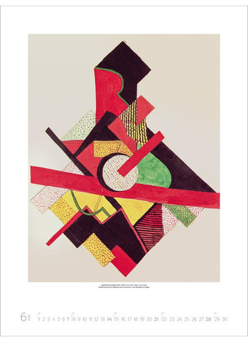 Bauhaus Large Wall Calendar 2026 - month