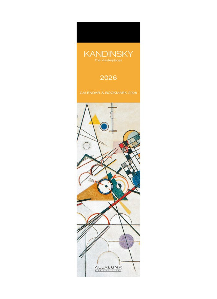Kandinsky Bookmark Calendar 2026 - front
