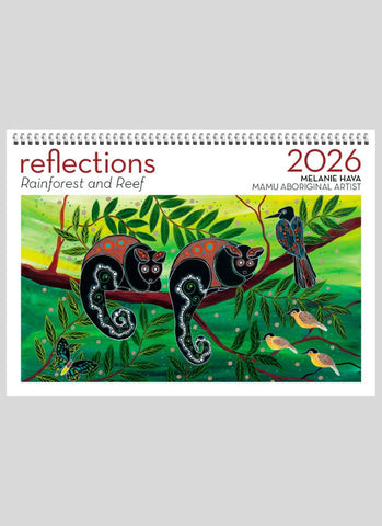 Reflections - Rainforest & Reef Melanie Hava Wall Calendar 2026