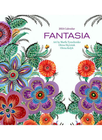 Fantasia: Art by Marfa Tymchenko, Olena Skytsiuk, & Olena Kulyk Wall Calendar 2024