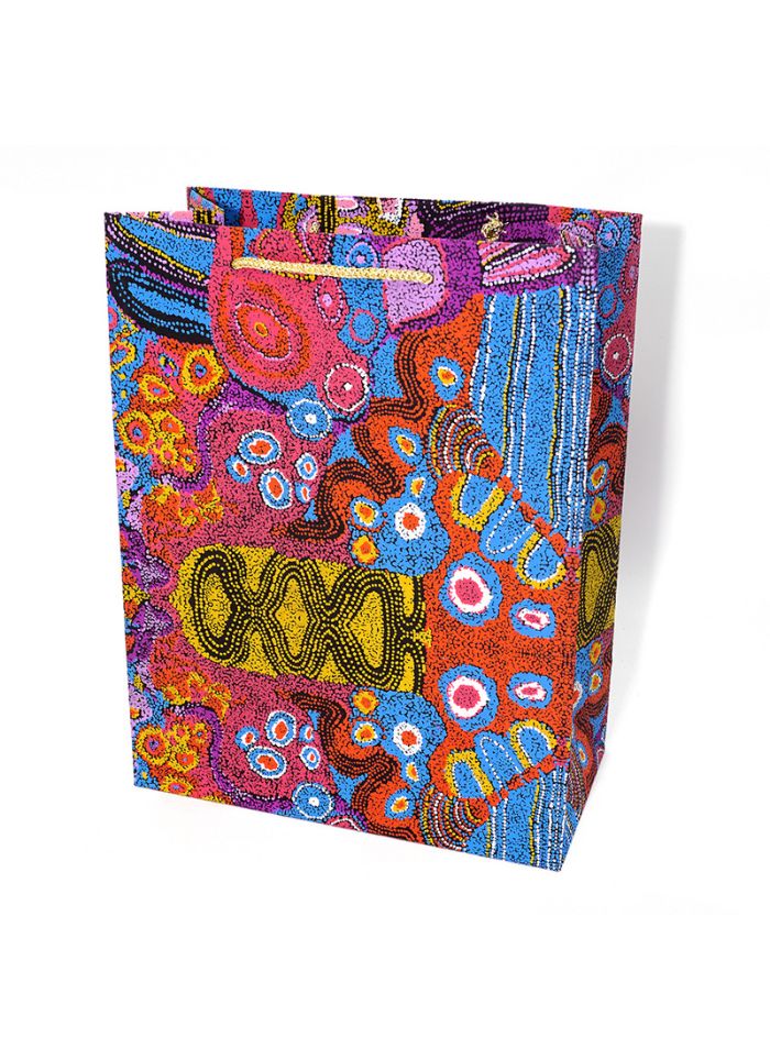 Better World Arts Handmade Paper Gift Bag - Andrea Mimpitja Adamson