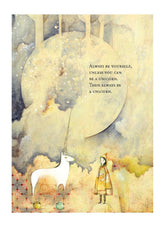 Sacredbee greeting card - Unicorns