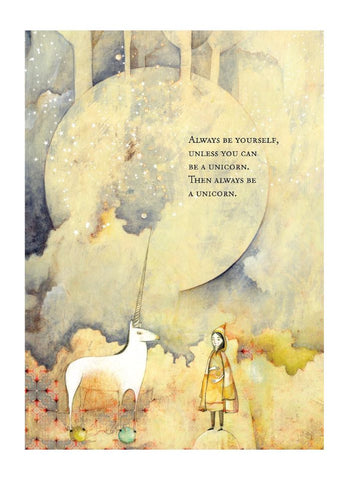 Sacredbee greeting card - Unicorns