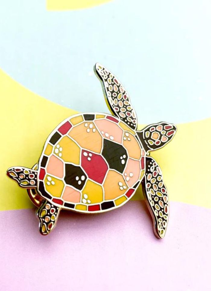 Sea Turtle Enamel Pin