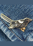Australian Magpie Enamel Pin