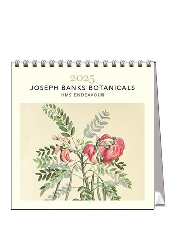 Botanicals - Joseph Banks (HMS Endeavour) Desk Calendar 2025