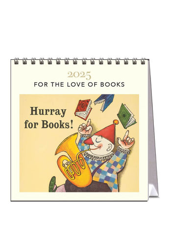 For the Love of Books Desk Calendar 2025