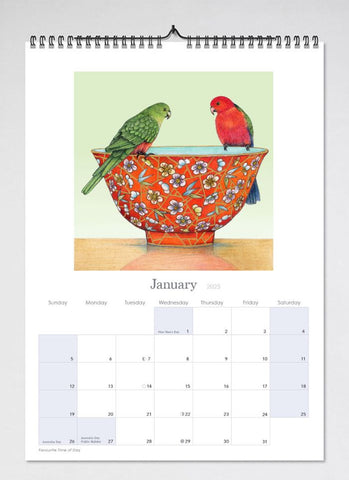 Michaela Laurie Wall Calendar 2025 - month