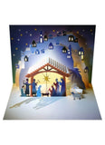 Forever Cards 3D Pop-Up Christmas card - Nativity Scene