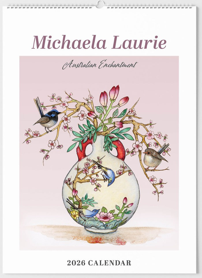 Michaela Laurie Large Wall Calendar 2026 (format one) - cover