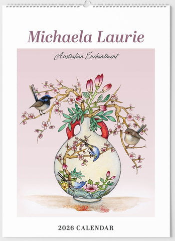Michaela Laurie Large Wall Calendar 2026 (format one)