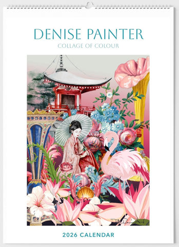 Denise Painter Large Wall Calendar 2026 (format two) - front cover