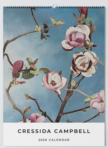 Cressida Campbell Large Wall Calendar 2026 (format three) - front cover