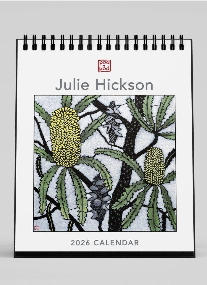 Julie Hickson - Pod & Pod Desk Calendar 2026 - cover