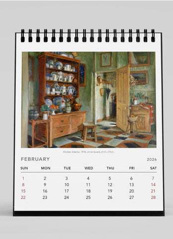 Margaret Olley Desk Calendar 2026 - month