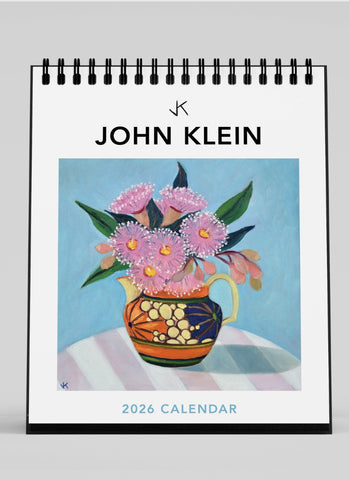 John Klein Desk Calendar 2026 - front cover