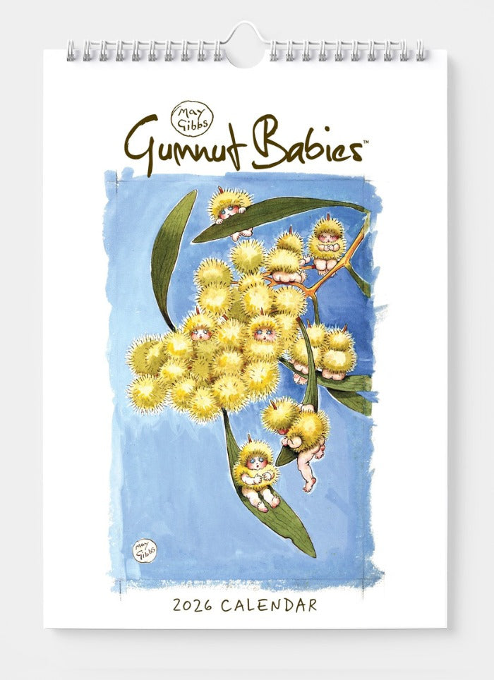 May Gibbs Gumnut Babies Wall Calendar 2026 - front cover