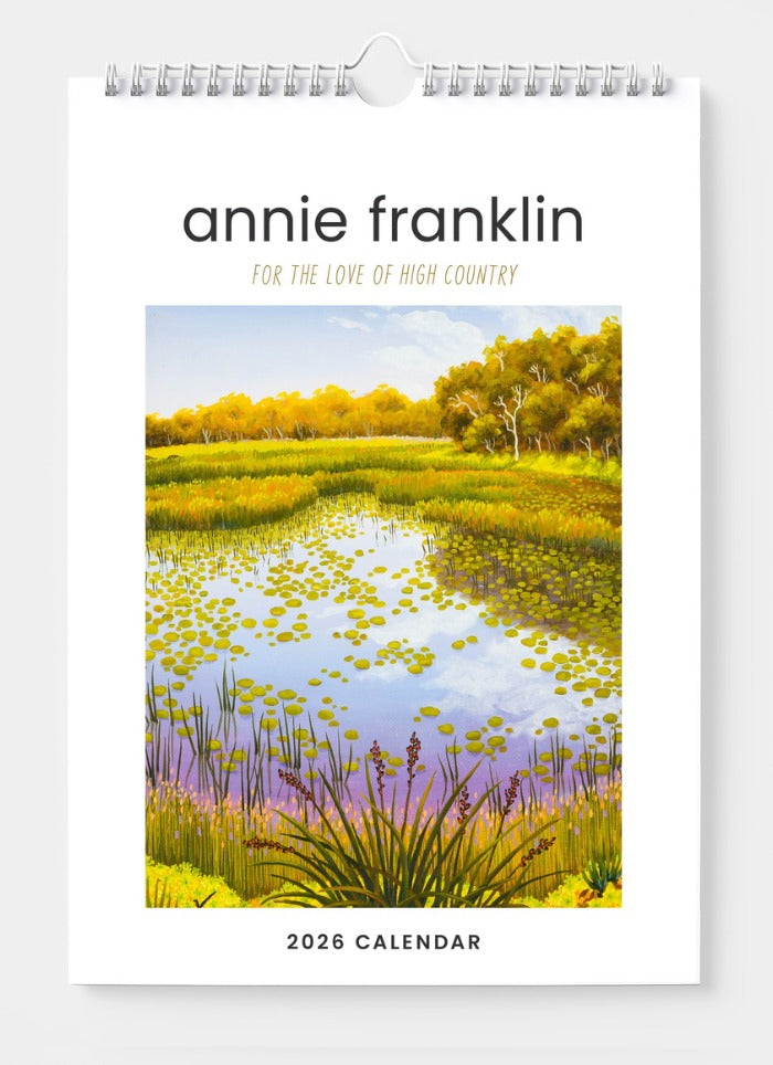 Annie Franklin Wall Calendar 2026 - front cover
