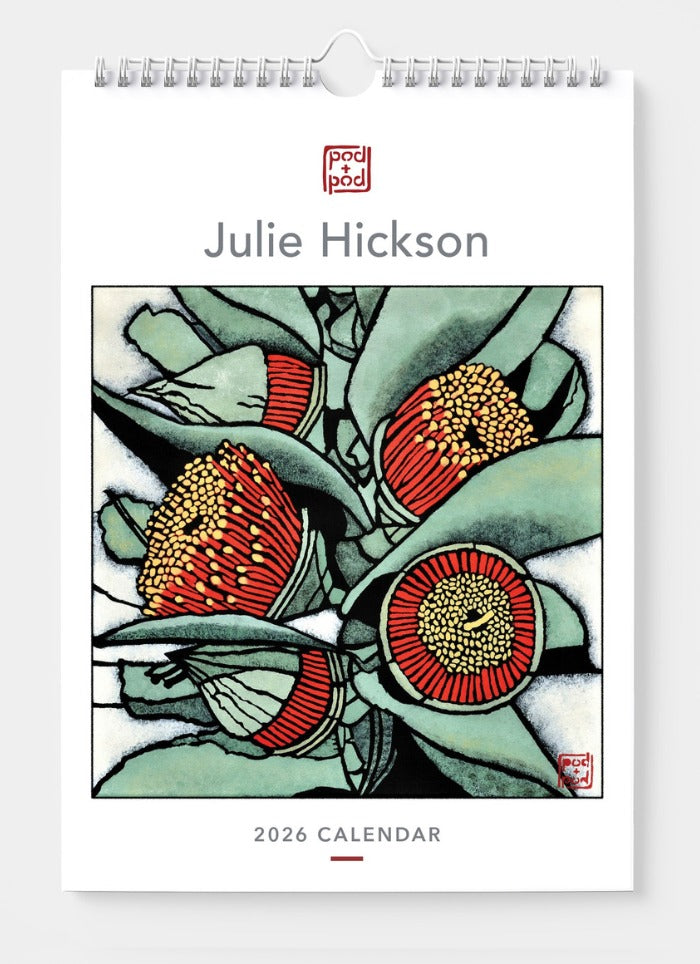 Julie Hickson - Pod & Pod Wall Calendar 2026 - front