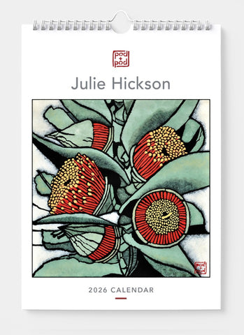 Julie Hickson - Pod & Pod Wall Calendar 2026 - front