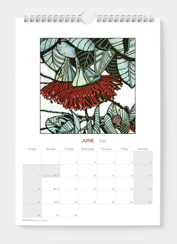 Julie Hickson - Pod & Pod Wall Calendar 2026 - month
