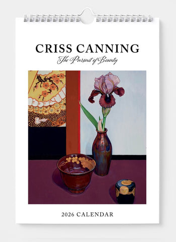 Criss Canning Wall Calendar 2026 - front