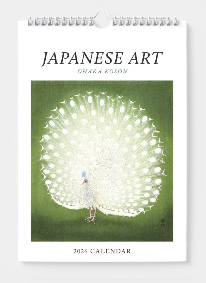 Japanese Art by Ohara Koson Wall Calendar 2026 - front cover
