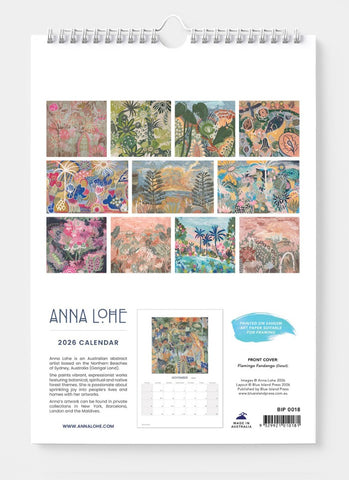 Anna Lohe Wall Calendar 2026 - back