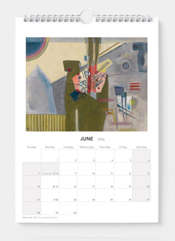 Kandinsky Wall Calendar 2026 - month
