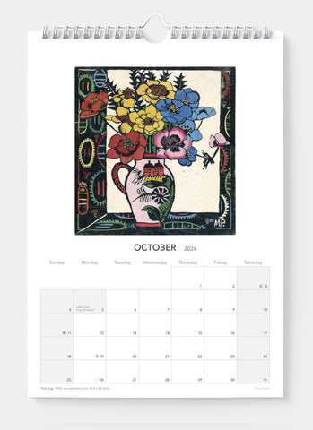 Margaret Preston Wall Calendar 2026 - month