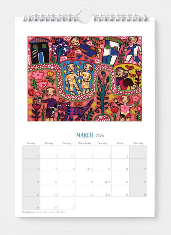 Rebecca Cool Wall Calendar 2026 - month