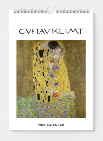 Gustav Klimt Wall Calendar 2026 - front