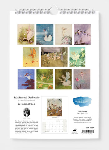 Ida Rentoul Outhwaite Wall Calendar 2026 - back