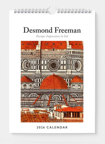 Desmond Freeman Wall Calendar 2026 - front