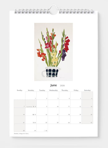 Fleur Rendell Wall Calendar 2026 - month