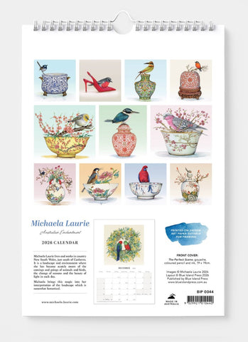 Michaela Laurie Wall Calendar 2026 - back cover