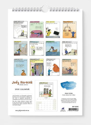 Judy Horacek - Career Advice Calendar 2026 - back