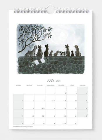 Cats Wall Calendar 2026 - month
