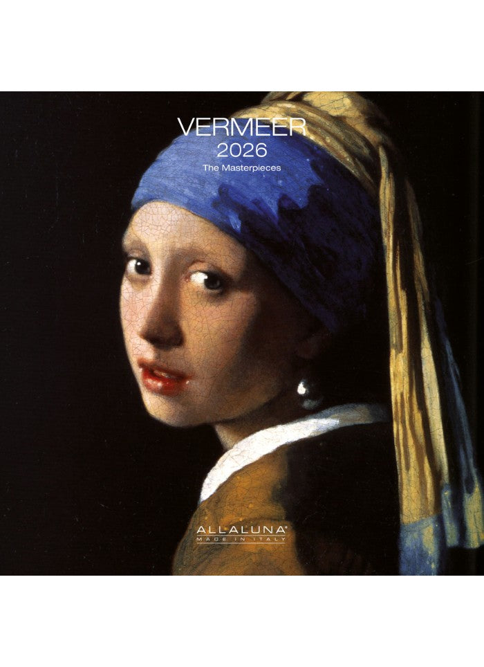 Vermeer - the Masterpieces Wall Calendar 2026 - front