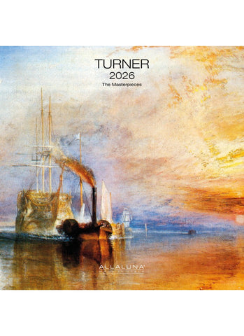 Turner - the Masterpieces Wall Calendar 2026 - front