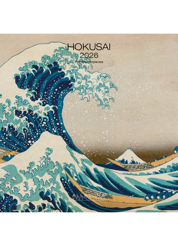 Hokusai - the Masterpieces Wall Calendar 2026 - front