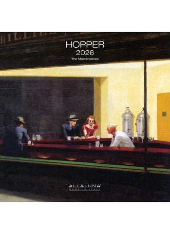 Hopper - the Masterpieces Wall Calendar 2026 - front
