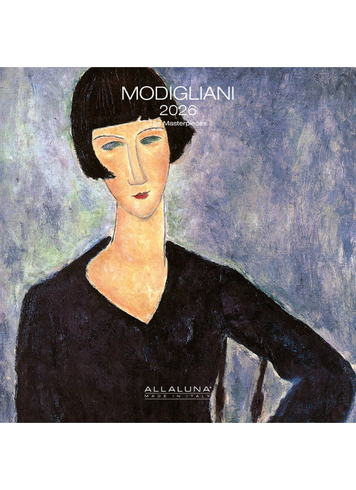 Modigliani - the Masterpieces Wall Calendar 2026 - front