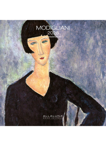 Modigliani - the Masterpieces Wall Calendar 2026 - front